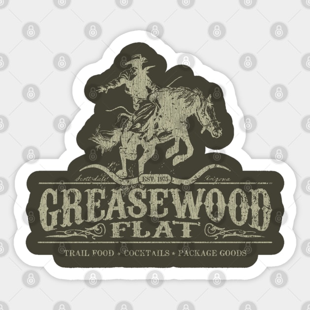 Greasewood Flat Sticker by JCD666